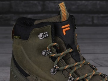 Buty męskie zimowe Fila HIKEBOOSTER MID OLIVE NIGHT Wodoodporne