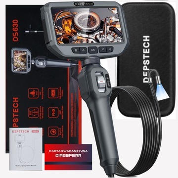ENDOSKOP KAMERA INSPEKCYJNA DEPSTECH DS630 OBROTOWA IP67 6,2mm