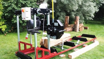 Ленточная пилорама, лесопилка, ленточная электрическая пила, 5,5 кВт, 660 мм, защитная лента для бревен