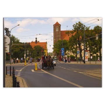 Plakaty A5 POZIOM Wrocław bryczka