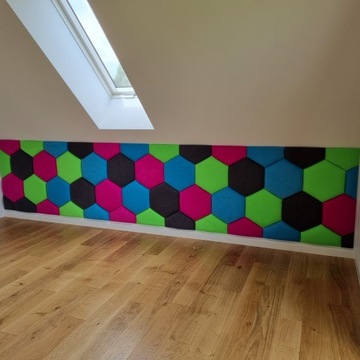 Panele ścienne tapicerowane 30x26 jakość Heksagon
