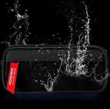 PIÓRNIK DWUKOMOROWY SASZETKA WIELOFUNKCYJNY SZKOLNY PODWÓJNY CZARNY