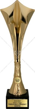 Puchar złoty 42 cm +GRAWER