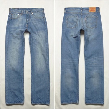 87 ___LEVI'S 501___ SPODNIE JEANSY MĘSKIE W31/L34