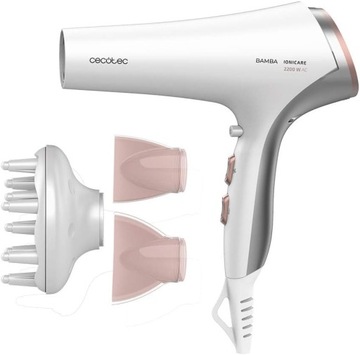 Suszarka do włosów Bamba Ionicare 5320 Flashlook. Moc 2200 W, Real Ion, 2 d