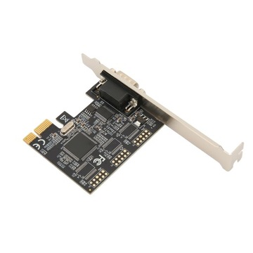 Karta adaptera szeregowego PCIe X1 RS232 Jednoportowy konwerter PCI 1Z