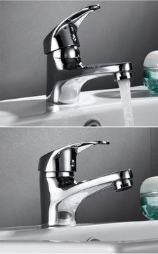 BATERIA UMYWALKOWA ŁAZIENKOWA NABLATOWA KRAN DO UMYWALKI STOJĄCA PERLATOR