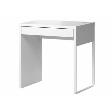 IKEA__ MICKE biurko 73x50 cm z szufladą BIAŁE