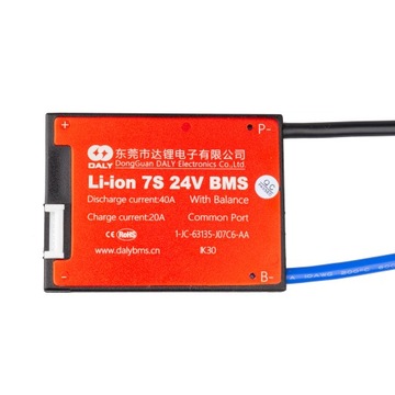 Модуль DALY Balancer BMS 7S 40A 140A 25,9-29,4 В Литий-ионный IP67 PCM ОБЩИЙ ПОРТ