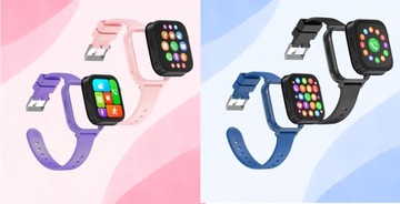 SMARTWATCH ZEGAREK DLA DZIECI TELEFON 4G ROZMOWY SMS Z GRAMI POLSKIE MENU