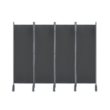 Parawan 225x180cm ścianka działowa antracyt