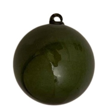 OZDOBA ŚWIĄTECZNA BOMBKA ZIELONA 7x7 DEKORACJA