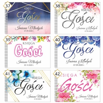 A5 KSIĘGA GOŚCI / 44 strony / Ślub / Wesele