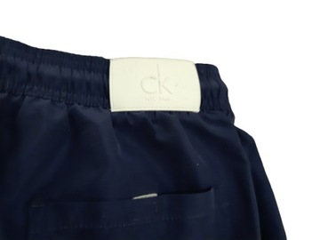 CALVIN KLEIN granatowe SPODENKI kąpielowe S