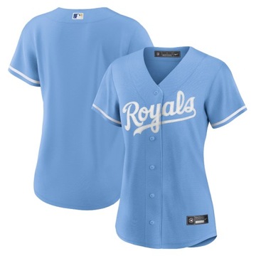Jasnoniebieska koszulka z logo drużyny Kansas City Royals Alternate Replica