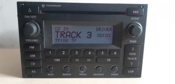 РАДИО CD DELTA 6 VW PASSAT B5 FL GOLF IV SHARAN BORA POLO 9N FOX T5 + КОД