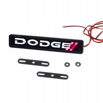 Emblemat światła LED na maskownicę samochodu Dodge