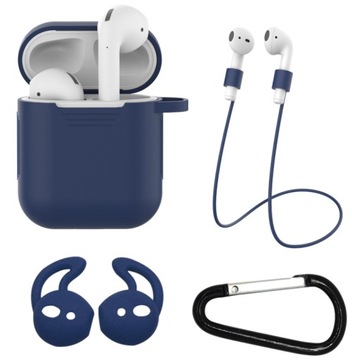 ETUI CASE POKROWIEC DO APPLE AIRPODS ZESTAW 4w1