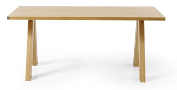 Prosty stół 200x90 LOFT dąb naturalny jodełka