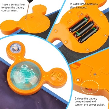 Развивающий музыкальный коврик Extfans для детей.