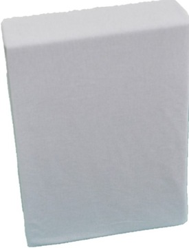 PRZEŚCIERADŁO JERSEY 160X200 BAWEŁNIANE 100% SZARE