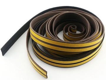 САМОКЛЕЯЩАЯСЯ ЗВУКОЗВУЧНАЯ ПРОКЛАДКА ДЛЯ ДВЕРЕЙ И ОКОН 9мм*2мм*5м тип I КОРИЧНЕВЫЙ