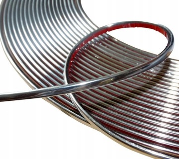 ЛЕНТА ХРОМИРОВАННАЯ ДЕКОРАТИВНАЯ ХРОМ 12 мм 8 м