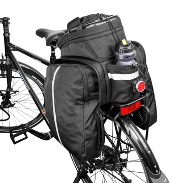 Сумка на багажник велосипеда, Водонепроницаемая, Большая, Вместительная, Жесткая сумка для велосипеда