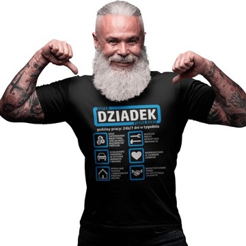 Koszulka Męska Na Prezent Dla Dziadka Dzień Babci