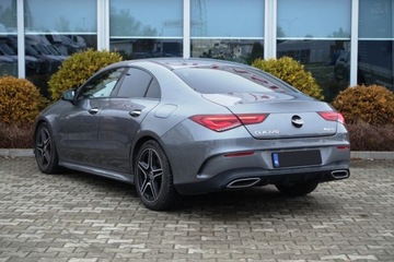 Mercedes CLA C118/X118 Coupe 2.0 220 190KM 2020 Mercedes-Benz CLA 4-Matic, AMG Line, kamera, tempomat, asystent martwego p, zdjęcie 4
