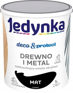 JEDYNKA DECO&PROTECT EMALIA AKRYLOWA MAT 5L