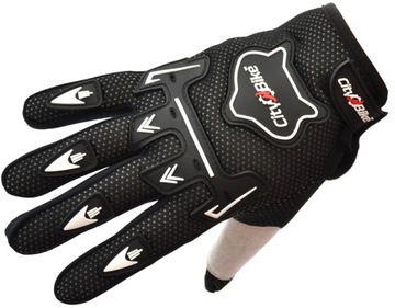RĘKAWICE NA MOTOR CROSS QUAD MOTOCYKL CZARNE XL