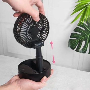 ВЕНТИЛЯТОР, НАСТОЛЬНЫЙ ВЕНТИЛЯТОР, СКЛАДНОЙ, С АККУМУЛЯТОРОМ USB