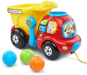 VTECH WYWROTKA MAŁEGO BUDOWNICZEGO DO CIĄGNIĘCIA PIŁECZKI