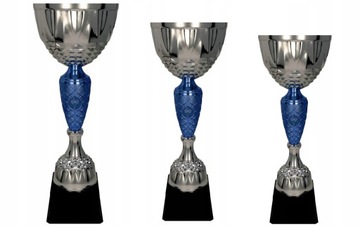 PUCHARY DUŻE KOMPLET 3 SZT TABLICZKI 35/31/26 cm