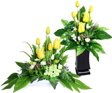 LUNAx Головной убор + Букет / Желтый