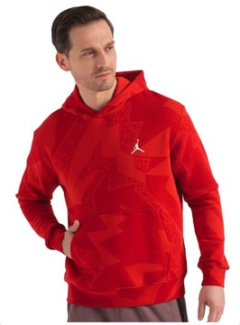 Jordan Nike CIEPŁA BAWEŁNIANA męska bluza KANGURKA FLEECE z kapturem