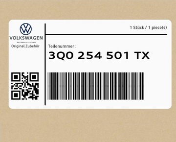 Rura wydechowa z katalizatorem 3Q0254501TX ŠKODA Superb VW Passat Arteon
