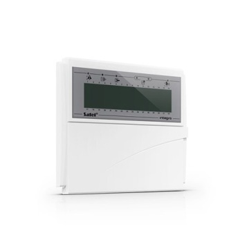 [36w] Комплект сигнализации Integra 64 панель управления + INT-KLCD-W белый SATEL