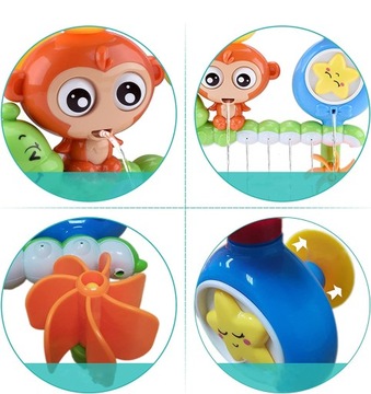 ИГРУШКА ДЛЯ ВАННЫ ДЛЯ ДЕТЕЙ 1, 2, 3 ЛЕТ, ИГРУШКА С ПРИСОСКОЙ