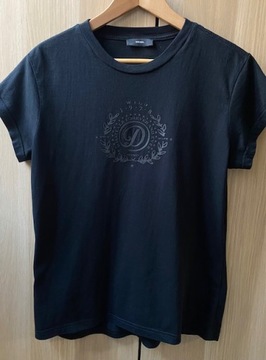 DIESEL Czarny damski t-shirt nadruk M