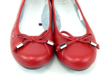 Buty ze skóry TOMMY HILFIGER r 39/25 cm