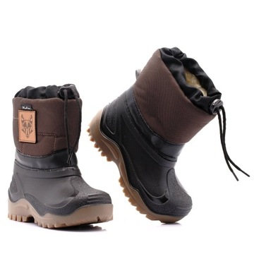 СНЕЖНЫЕ БОТИНКИ RENBUT MUFLON ЗИМНЯЯ ОБУВЬ ШЕРСТЬ 27/28