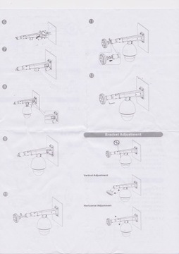 Uchwyt Kamer PFA410W 637x207x215 mm Dahua
