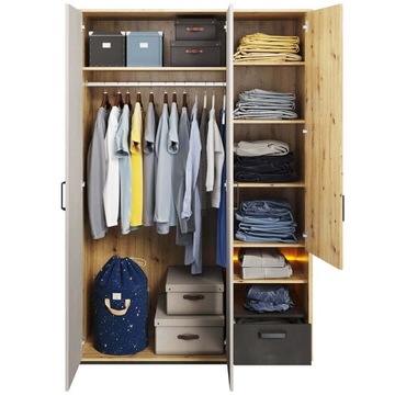 SZAFA GEO DO POKOJU MŁODZIEŻOWEGO