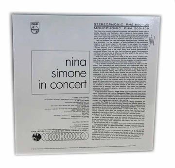 Винил Nina Simone In Concert Classic Vinyl Record