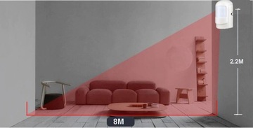 ПИР-ДЕТЕКТОР ДВИЖЕНИЯ ДЛЯ GSM-СИГНАЛИЗАЦИИ 433 БЕСПРОВОДНОЙ