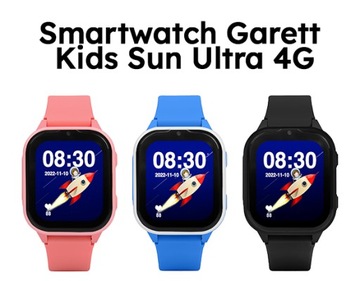 СМАРТ-ЧАСЫ GARETT KIDS SUN ULTRA 4G ЧЕРНЫЕ