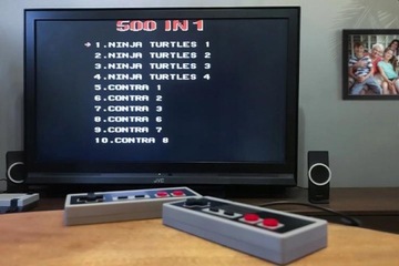 Игровая ТВ-консоль: 500 игр + 2 планшета