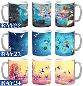 КРУЖКА RAYMAN ADVENTURES Подарок ребенку + Имя БЕСПЛАТНЫЙ КАРТОННЫЙ МИКС ШАБЛОН
